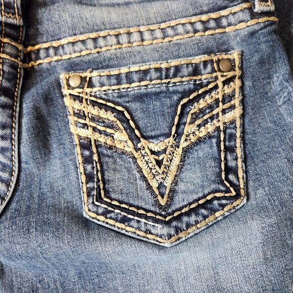 Vigoss Chelsea Slim Boot Low Rise Womens Jeans Size 5/6 L33 Heritage Fit - Picture 5 of 12